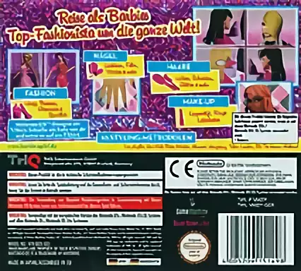 Image n° 2 - boxback : Barbie - Jet, Set & Style! (DSi Enhanced)